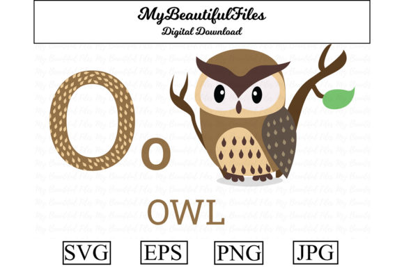 Alphabet ABC Animal - Owl: A Whimsical Font for Modern Creators