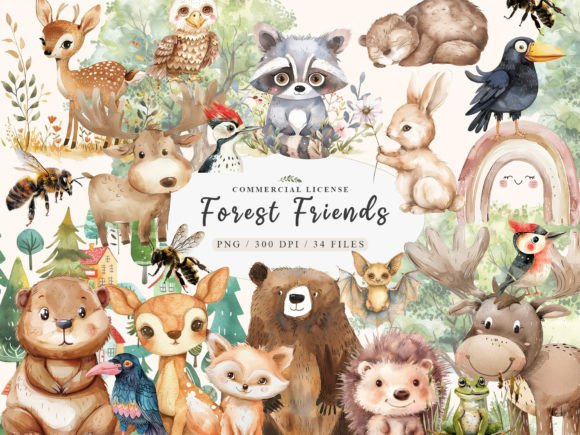 Boho Woodland Animals & Cute Animals PNG: A Designer's Guide