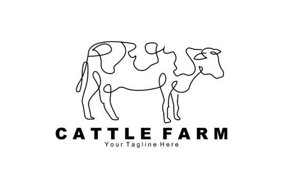 Cow Animal Logo, Cattle Farm, Dairy Farm: Design & Branding Guide