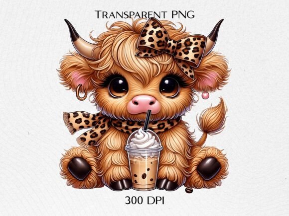 Cute Cow Coffee PNG: The Adorable Design Asset You Need