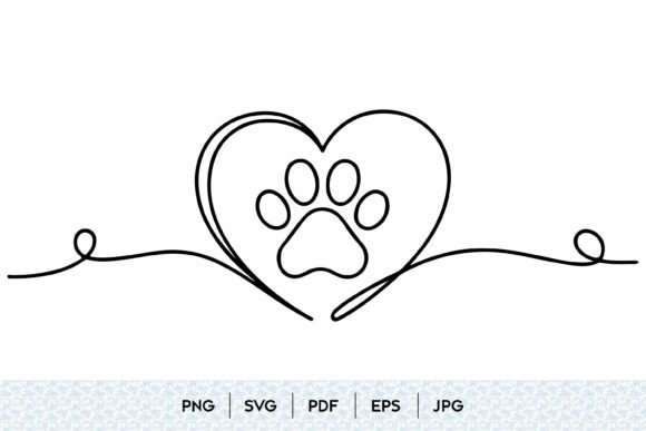 Pet Paw Heart SVG: A Designer's Guide to This Charming Design Asset