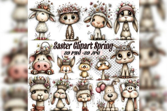 Whimsical Easter Spring Clipart Set: Your Guide to Joyful Design