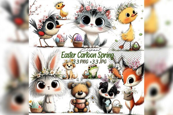 Whimsical Easter Watercolor Spring Anima: A Designer's Guide